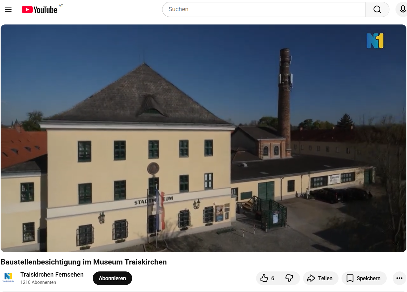 N1-Beitrag über den Museumsumbau