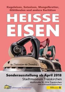 Ausstellungsplakat Heiße Eisen